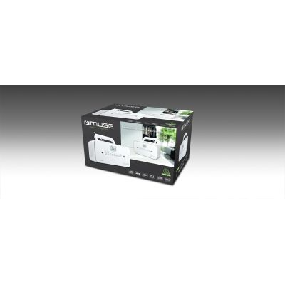 4. Muse M-28 RDW portable radio FM/CD/MP3/Jack/USB White