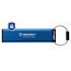 Kingston Technology IronKey Keypad 200 USB Flash Drive 32GB USB Type-A 3.2 Gen 1 (3.1 Gen 1) Blue