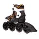 3. NILS Extreme NA1060S roller skates black and orange size 39