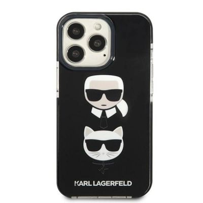 3. Karl Lagerfeld Karl&Choupette Head Case for iPhone 13 Pro Max - Black
