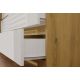 12. M6 MALWA CHEST OF DRAWERS 140 CM 6 DRAWERS ART/WHITE SET