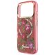 6. Guess IML Glitter Blossom Roses case for iPhone 17 Pro Max / 18 Pro Max - burgundy