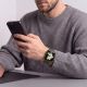 4. Tech-Protect Silicone Strap for Apple Watch 44 / 45 / 46 / 49 mm - Green