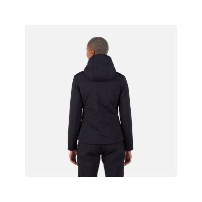 7. Rossignol W Opside Hoodie In Heavy Insulation Jacket Black