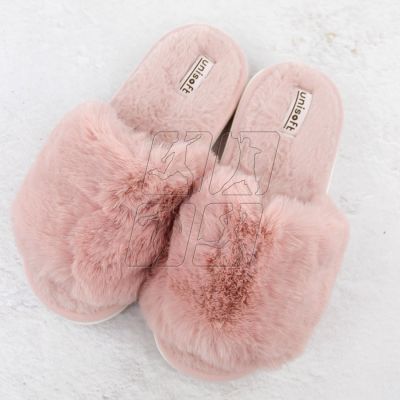 3. Unisoft 6644 W EVE462B fur slippers