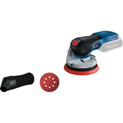 8. Bosch GEX 18V-125 Professional Random Orbital Sander 10000 RPM 20000 OPM Black, Blue, Gray, Red