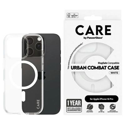CARE by PanzerGlass Flagship Case iPhone 16 Pro 6.3"" black/black MagSafe 1346