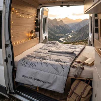 6. OFFLANDER CAMPING SLEEPING BAG WITH DETACHABLE HEADREST