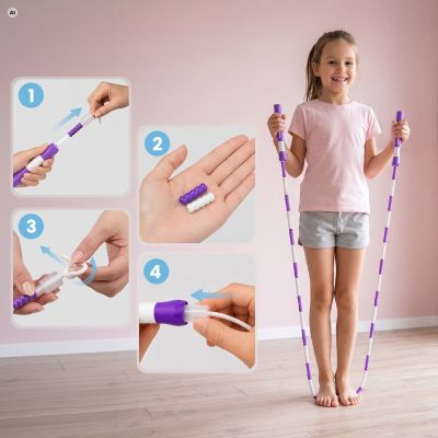 8. Beaded Jump Rope Spokey DAISY