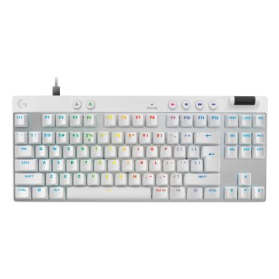 7. Logitech G PRO X TKL Rapid White Keyboard