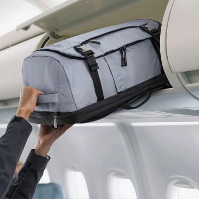 11. Tech-Protect Defender S70 RYANAIR & WIZZAIR 24L Laptop Backpack - Gray