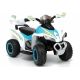 GTS1188-A Battery-Powered Quad Bike with LED Lights and Music, White Police