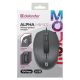 5. DEFENDER MOUSE ALPHA MB-507 SILENT BLACK 1000dpi 3P