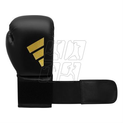 10. adidas Speed 50 Boxing Gloves ADISBG50-Black-Gold