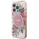 2. Guess IML Flower & Tonal Circle MagSafe iPhone 16 Pro Max Case - Pink