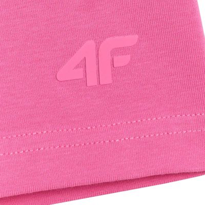 4. Girls' shorts 4F CAS F028 dark pink 4FJWSS26TSTIF028 53S