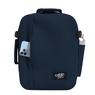 7. Cabin Travel Backpack and Bag CabinZero Classic 28L 2-in-1 Navy Tech Backpack – CZ331205