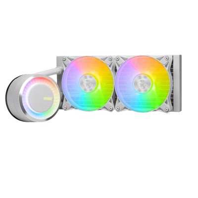 6. MSI MAG CORELIQUID E240 WHITE Water Cooling