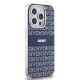 4. DKNY IML Mono & Stripe MagSafe case for iPhone 15 Pro Max - blue