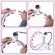 16. HHM17 HULA HOP WHITE/VIOLET WITH MAGNETS AND WEIGHT + HMS COUNTER