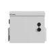 13. 10" HERMETIC IP55 WALL/POLE MOUNTING RACK CABINET 320X220X300 GRAY LANBERG (ASSEMBLED)