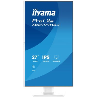 4. iiyama ProLite XB2797HSU-W1 computer monitor 68.6 cm (27") 1920 x 1080 px Full HD LED White