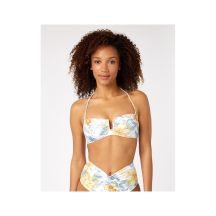 RIP CURL Always Summer Bandeau Bikini Top, White