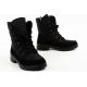 7. Progress Women’s Winter Boots, Black Insulated Snow Boots with Sheepskin Lining