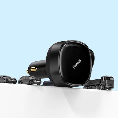 20. Baseus Enjoyment 2in1 car charger 30W black (CGTX000001)