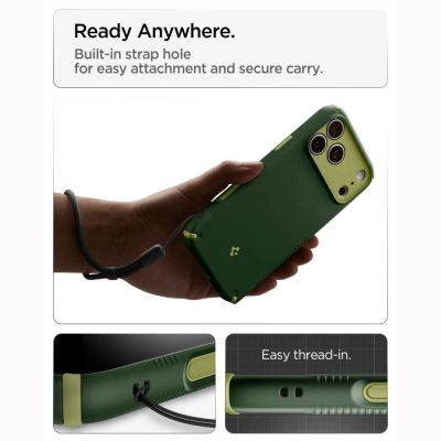 14. Spigen Nano Pop MagSafe Case for iPhone 18 Pro / 17 Pro - Green