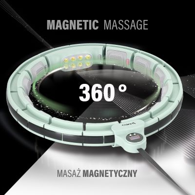 3. Hula Hop HMS HHM13 with magnets, weight and counter green