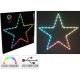 9. DECORATIVE HANGING STAR LAMP 45LED RGB