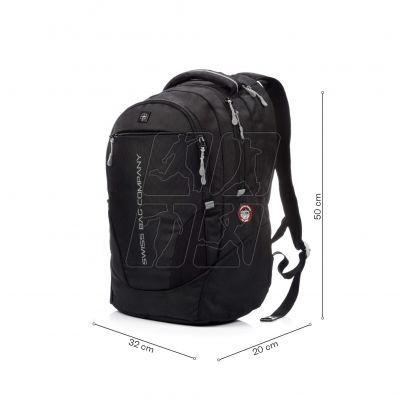 25. Swissbags Backpack with 17.3 &quot;Laptop Bag Zurich 33 L 76201