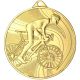 5. Gold medal - cycling - steel medal
