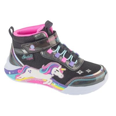 Skechers S-Lights: Unicorn Chaser – Jumping Magic 303302L-BKMT Black, 28