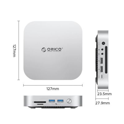 2. Orico MiniLink 9-in-1 Docking Station with M.2 SSD Hard Drive Bay - Silver