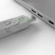 3. Lindy 40451 Port Blocker Port Blocker + USB Type-A Dongle Green Acrylonitrile Butadiene Styrene (ABS) 5 pcs.