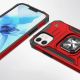 2. Wozinsky Ring Armor case for iPhone 14 armored cover magnetic holder ring red