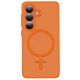 3. Tech-Protect Magmat MagSafe Case for Samsung Galaxy S26 - Orange Matte
