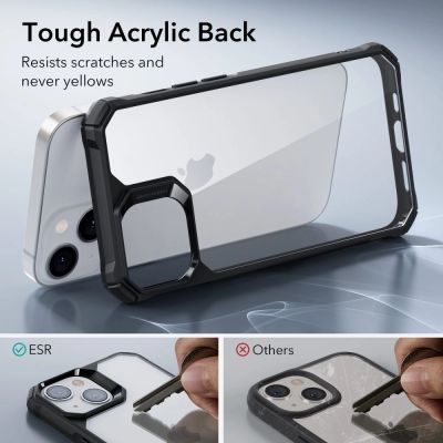 4. ESR Air Armor Case for iPhone 14 Plus - Clear Black