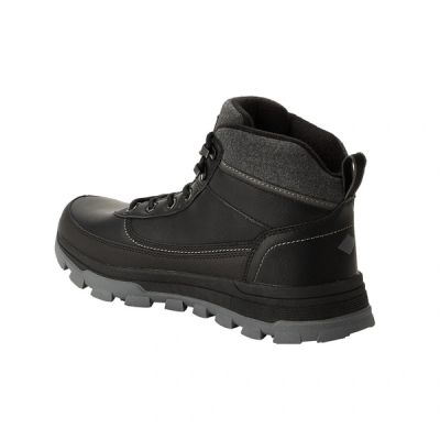 5. Lee Cooper men's winter sports shoes, black insulated ankle boots