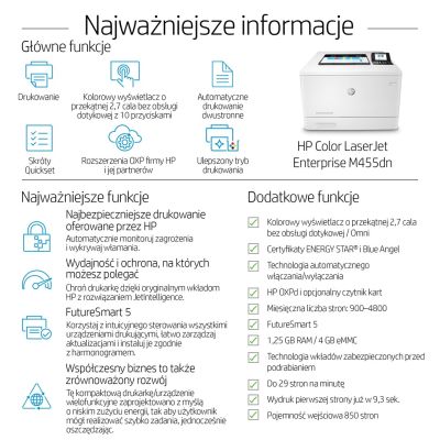 17. HP Color LJ Pro M455DN Printer