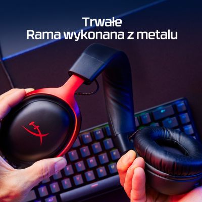 5. HyperX Cloud III BLK/RED GAMING HEADSET
