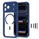 2. Tech-Protect MagPeak MagSafe CC Case for iPhone 18 Pro / 17 Pro - Clear Navy Blue