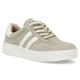Women's leather sneakers on the platform in khaki Filippo DP7512