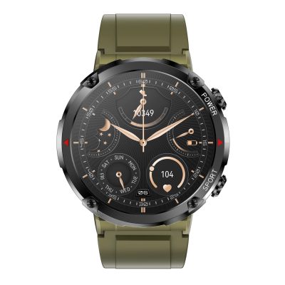 4. Gravity GT21-7 Smartwatch + Black Silicone Strap