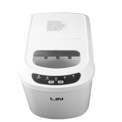 7. LIN ICE PRO-W12 Ice Maker, White
