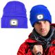 BLUE HAT WITH 4-LED HEADLAMP 120 LM 3 MODES FOR TOURISM