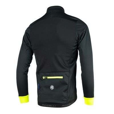 4. Rogelli jacket PESARO 2.0 black/fluorescent L