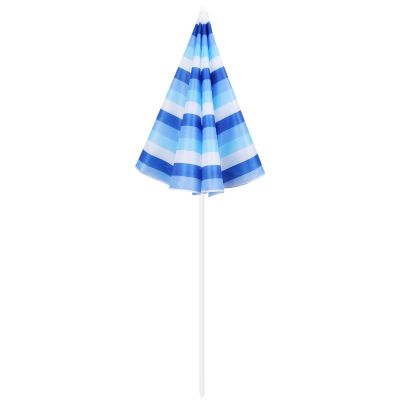 28. BEACH/BALCONY UMBRELLA 180CM BLUE LINE 1048819